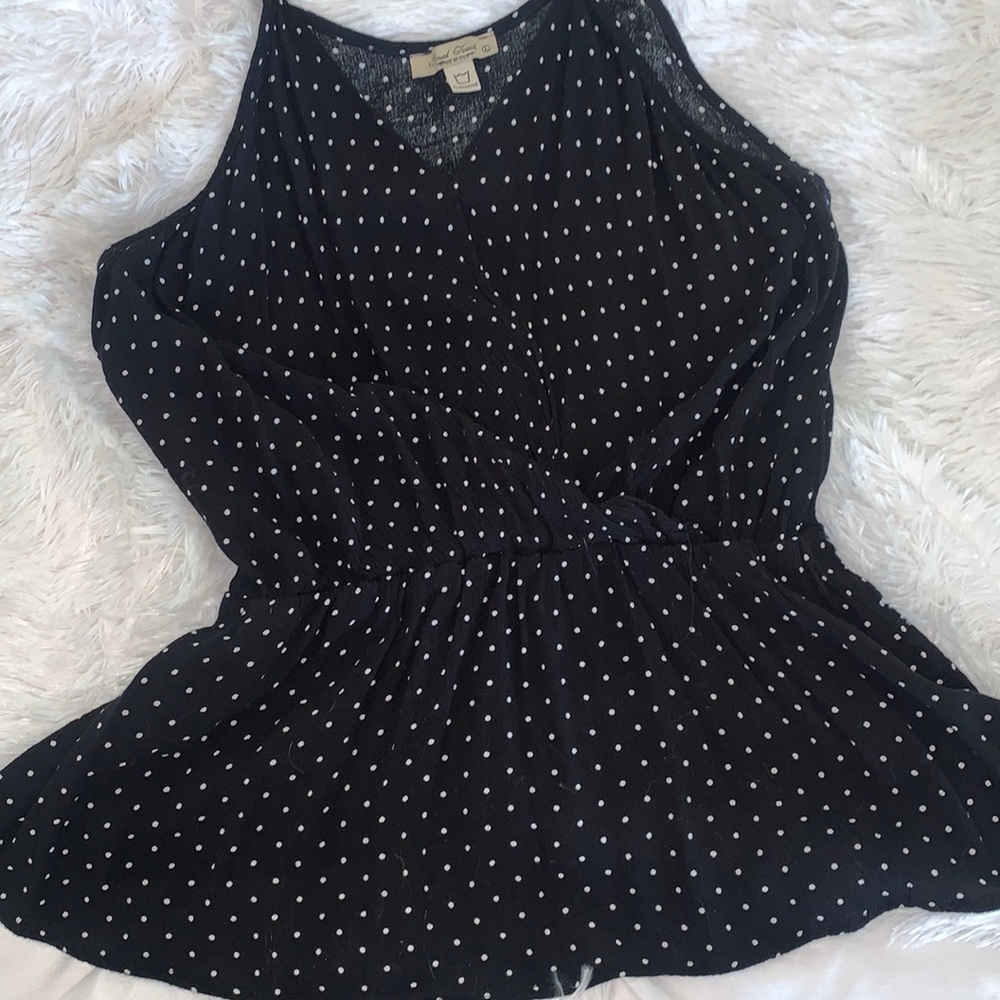 Polka dot blouse